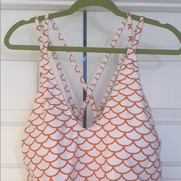 Cupshe Plus size Fish Scales one piece swimsuit 4x - Picture 2 of 6